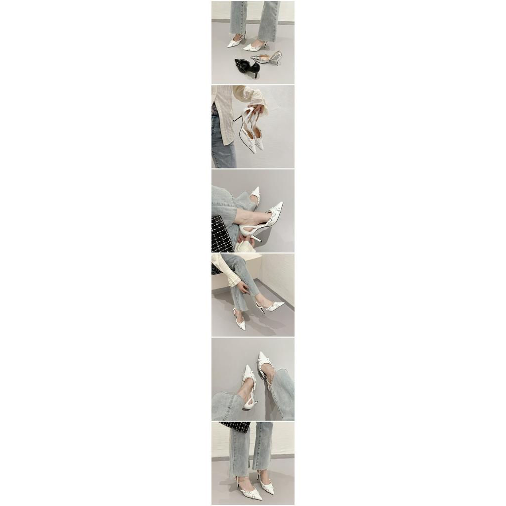 Giày Cao Gót 3.94 Inches Mũi Nhọn Thời Trang Cho Nữ