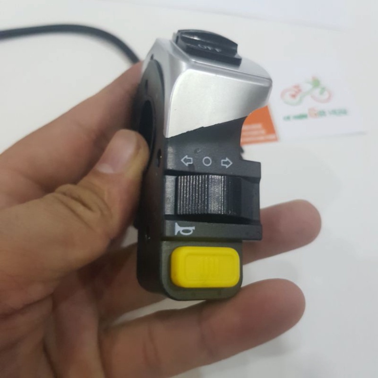 CÙM CÔNG TẮC 133 3 NÚT ĐÈN CÒI XINHAN XE MÁY ĐIỆN XE ĐIỆN HUY