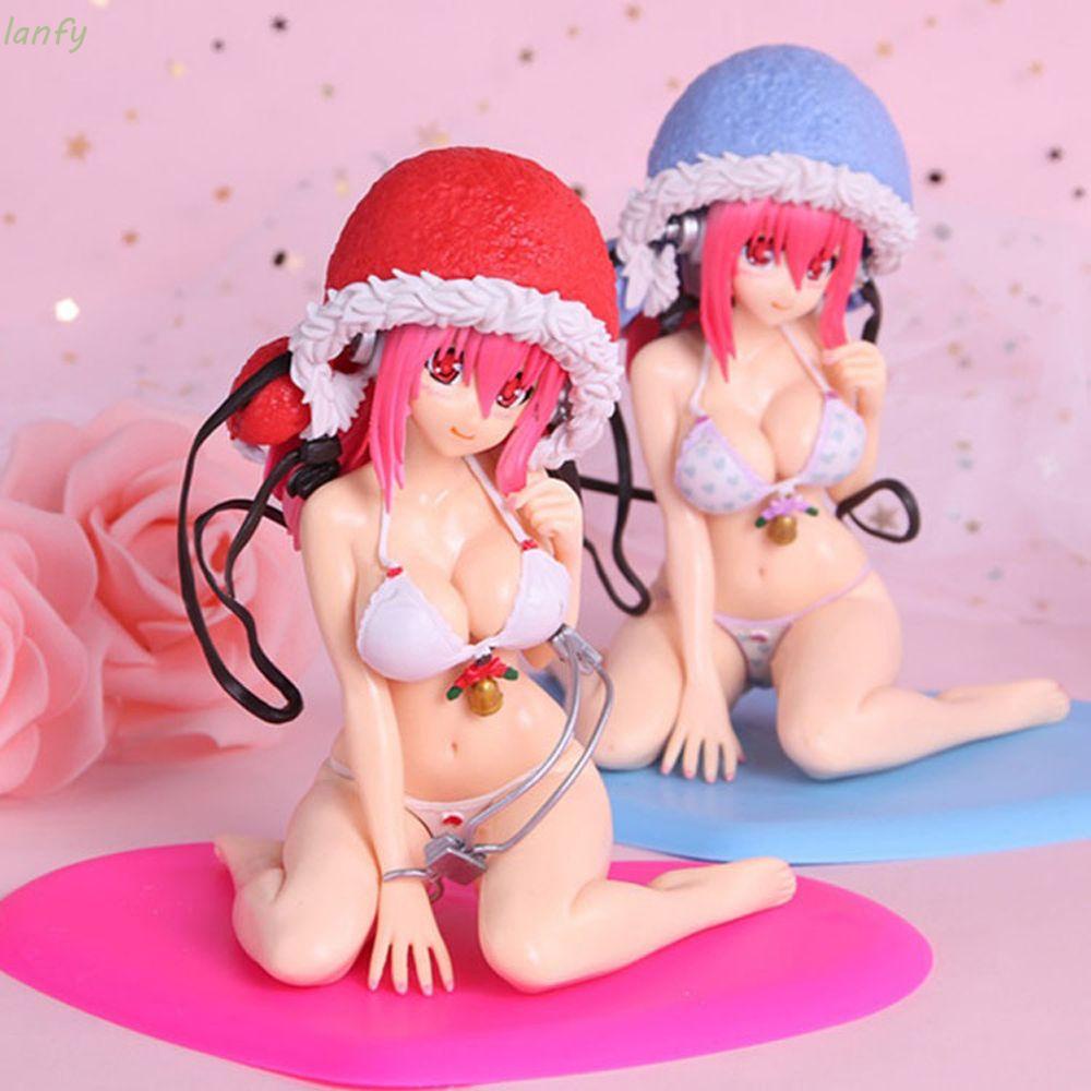 Mô hình nhân vật Sonico bằng chất liệu PVC nhiều màu tùy chọn dùng để trang trí bánh kem
