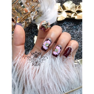 hoa bột nửa charm, hoa bột nail