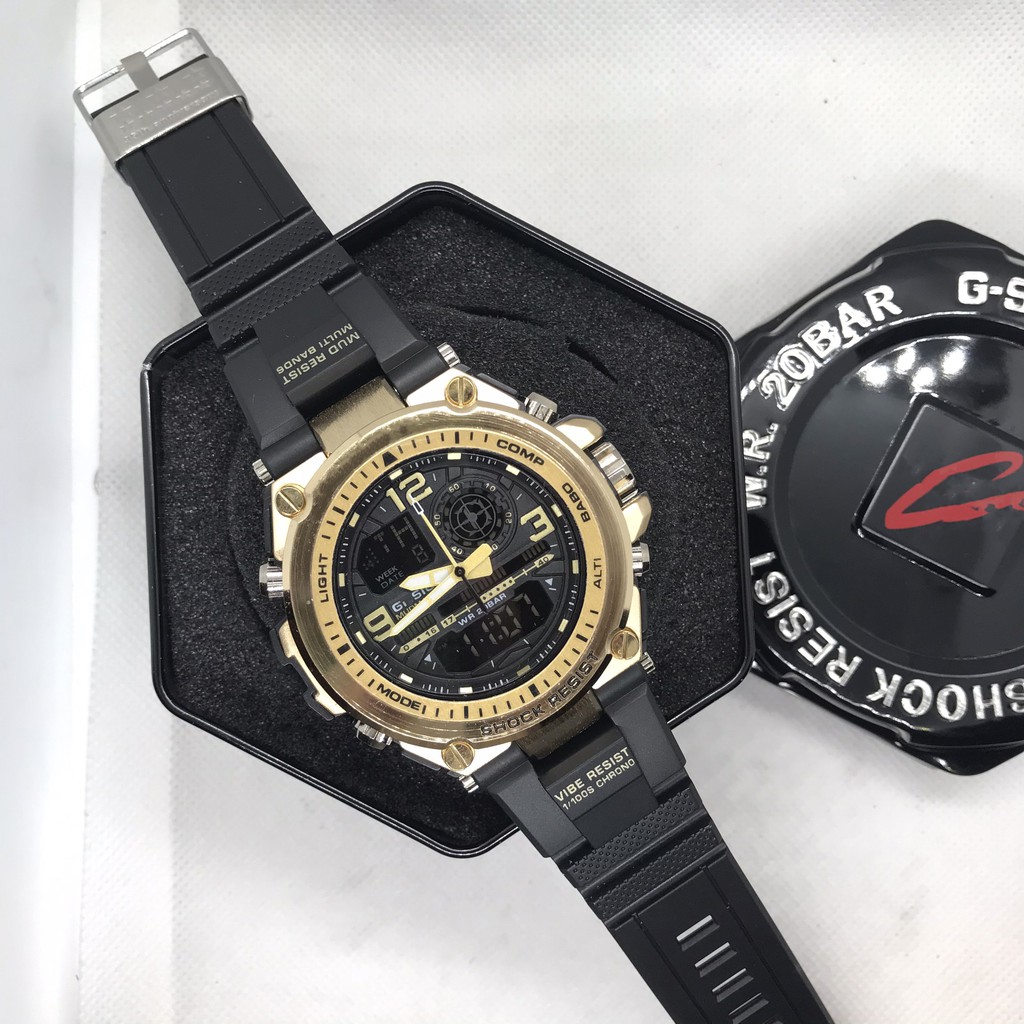 Đồng hồ nam Gshoch  MTG S1000 Original _ Chống nước 5ATM_Viền Thép không gỉ, Nam tính, Mạnh mẽ 55mm | BigBuy360 - bigbuy360.vn