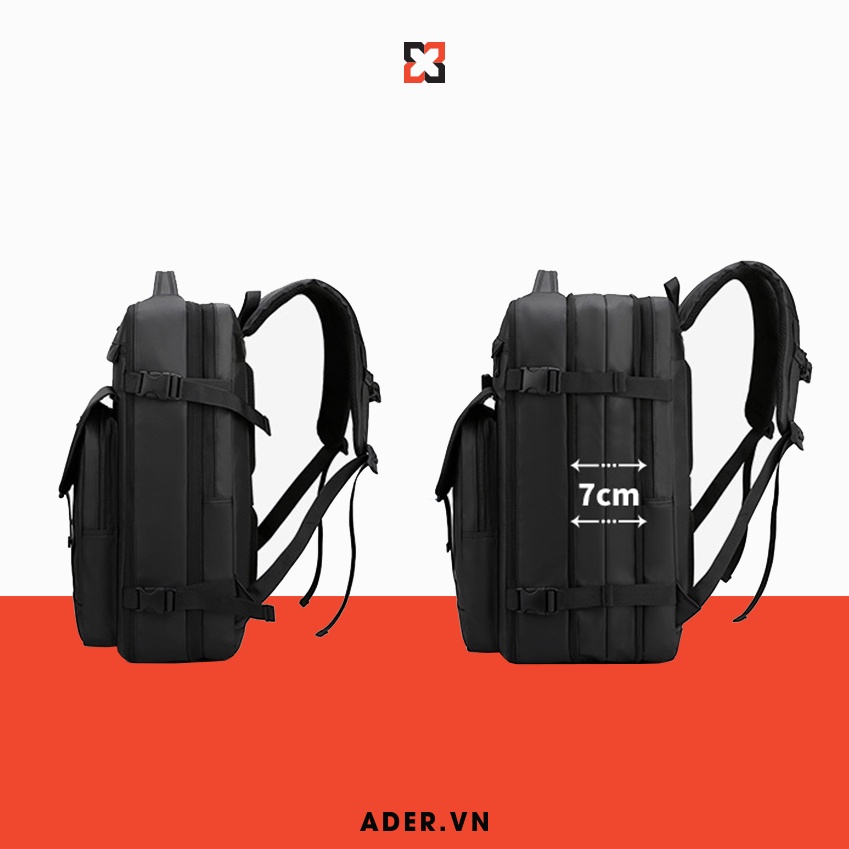 Balo Đi Học ADER AD09, Balo Chống Nước Hàn Quốc