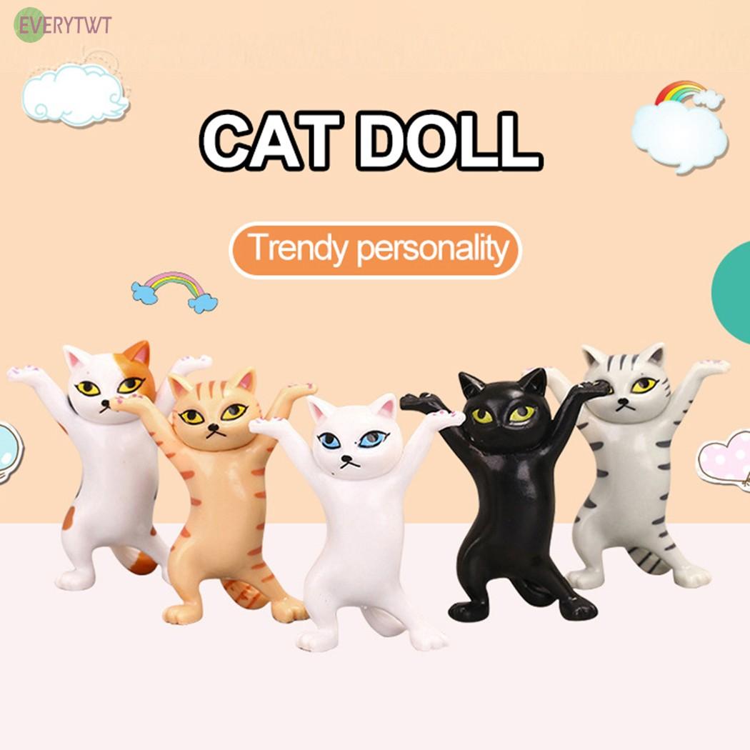 Set 5 Mô Hình Mèo 100% Trang Trí Đáng Yêu