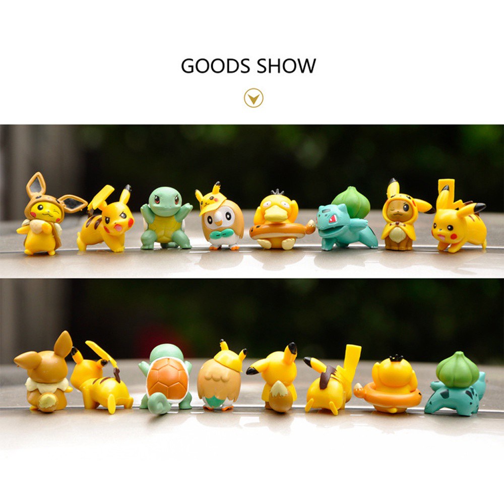 Mô Hình Nhân Vật Pokemon Bằng Nhựa Pvc