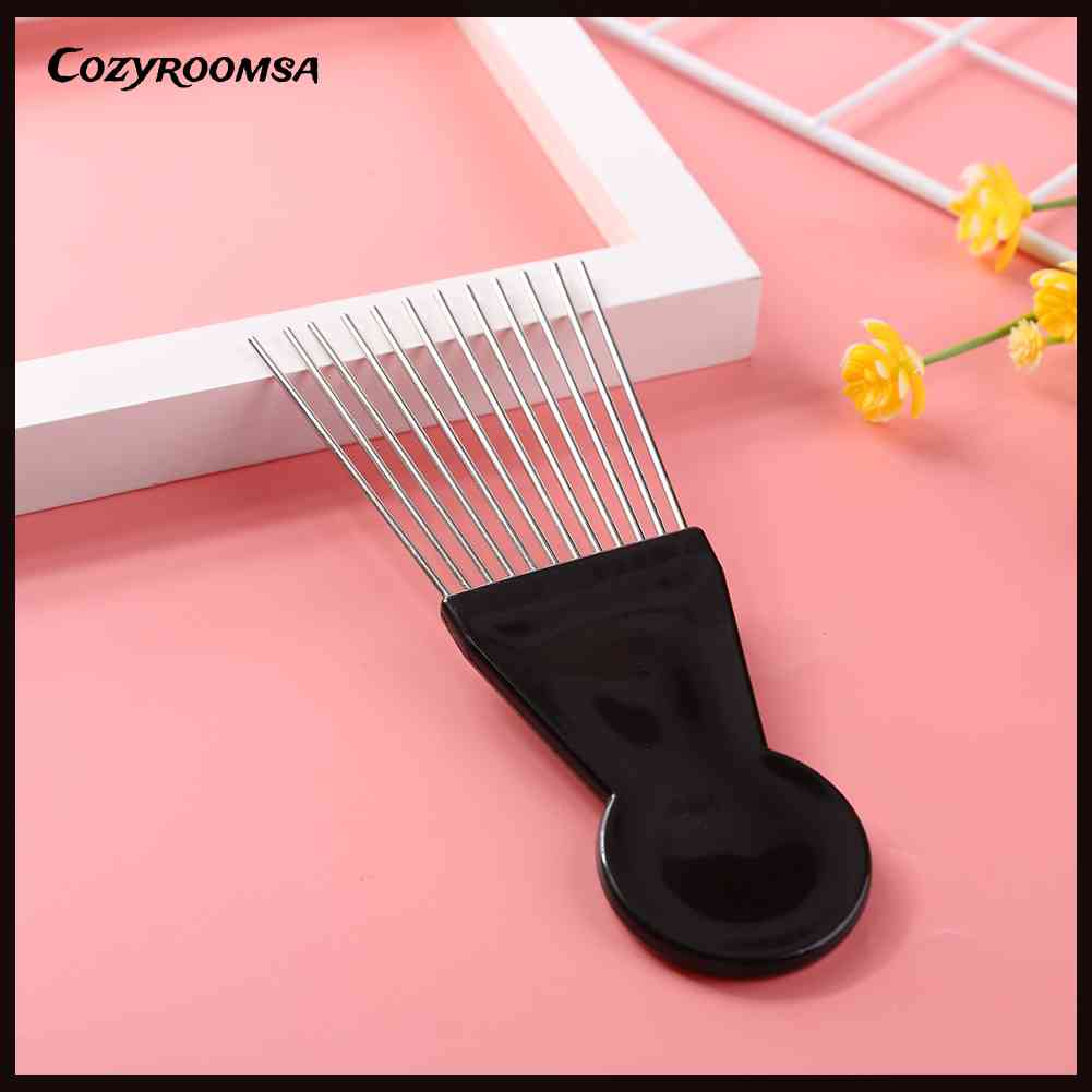 Lược Chải Tóc Răng Thưa Bằng Kim Loại Chuyên Dụng Cho Salon