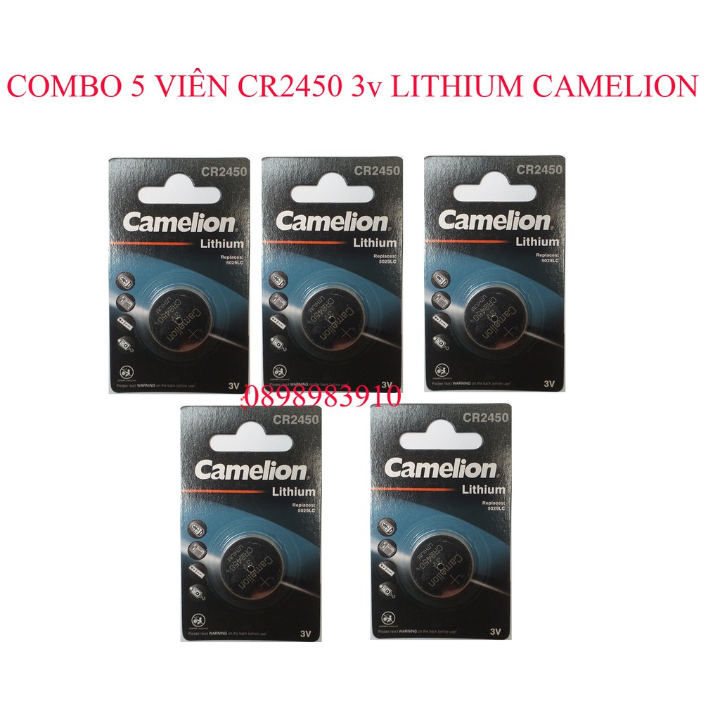 Pin CR2450 Camelion Lithium 3V Chính Hãng
