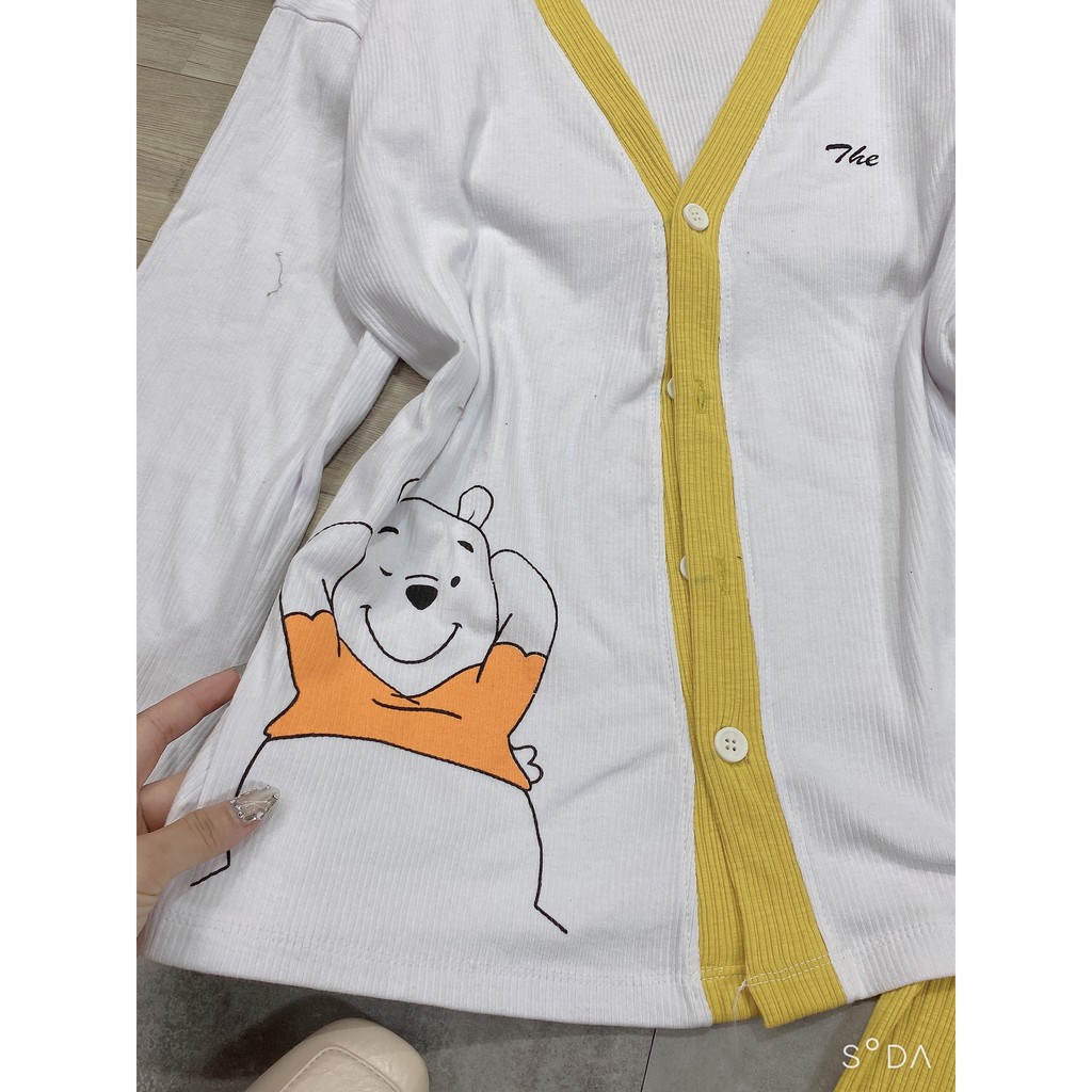 Bộ ngủ len tăm tay dài | BigBuy360 - bigbuy360.vn