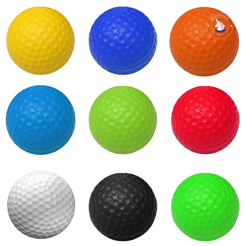 Bóng golf xốp PU mềm màu trơn tiện dụng để thực hành chơi golf trong nhà