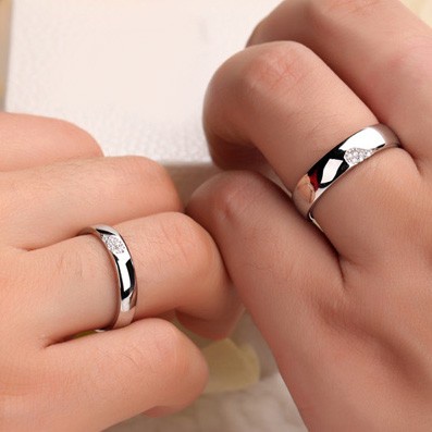 Nhẫn đôi Bạc Hiểu Minh NC188