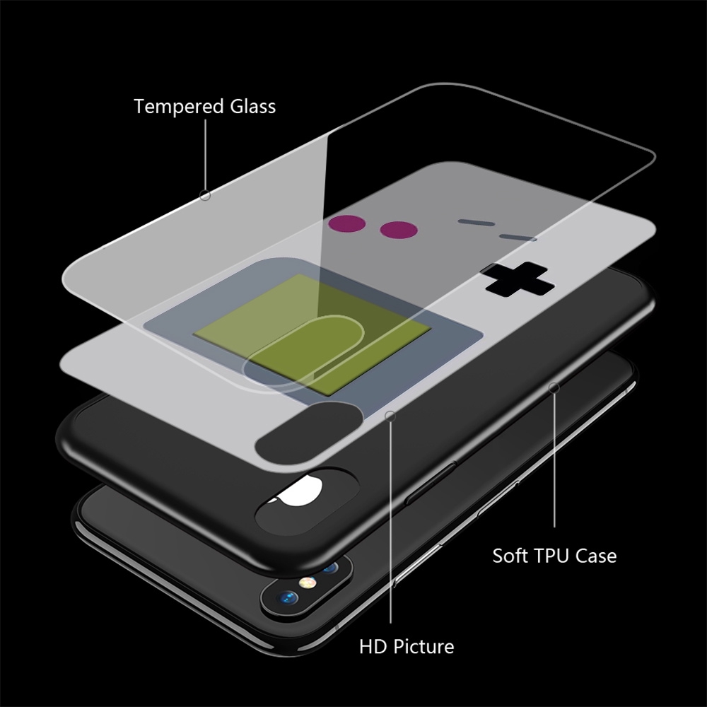 Ốp lưng điện thoại bằng TPU cường lực hình tay cầm chơi game dành cho iPhone 11 Pro XS Max XR X 8 7 6 6S Plus