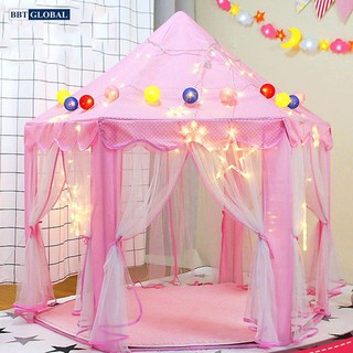 LỀU NGÔI NHÀ CÔNG CHÚA HOÀNG TỬ/LỀU LÂU ĐÀI CHO BÉ YÊU LÀM BẰNG VẢI SIÊU BỀN.