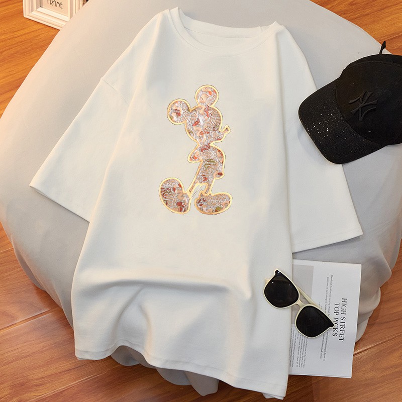 NRVP Áo Thun Nữ Ngắn Tay Thời Trang Hè 2021