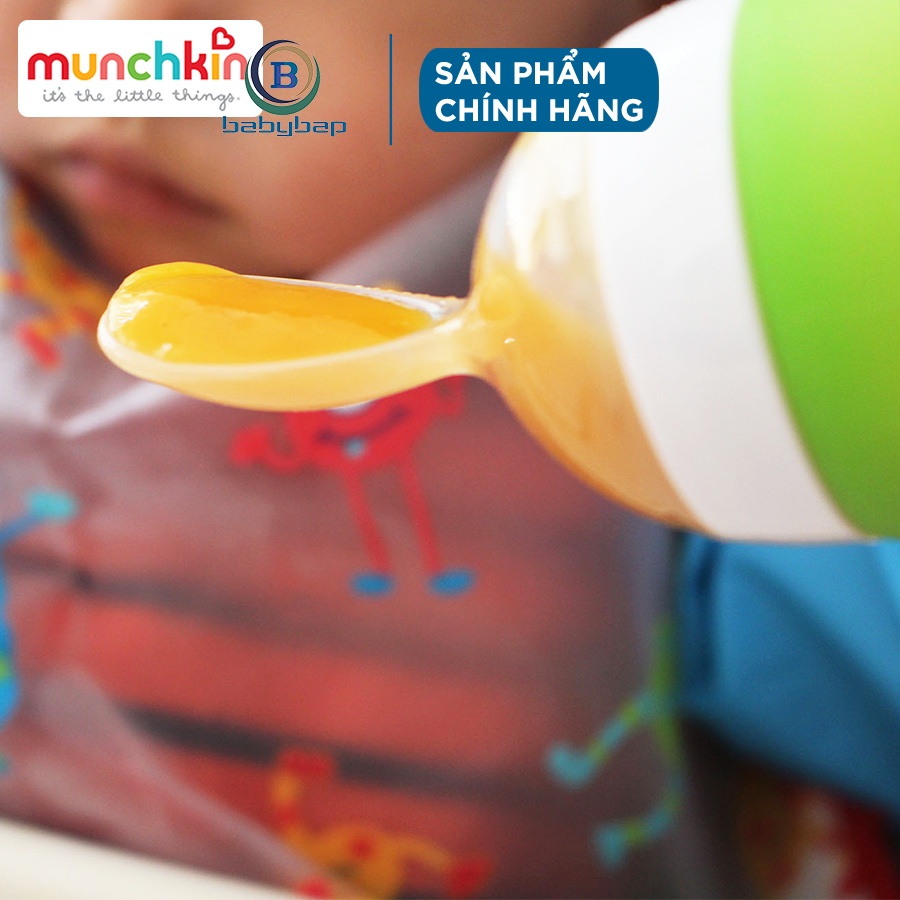 Bình Thìa Ăn Dặm Munchkin Phù Hợp Với Bé Từ 4 Tháng Tuổi Trở Lên