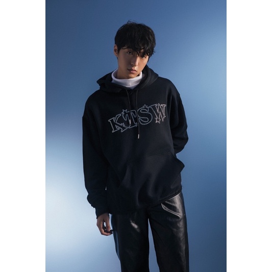 Áo hoodie thun nỉ đính đá KTSW RHINESTONES