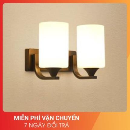 Đèn treo tường đôi DUPBEL cao cấp hiện đại trang trí cầu thang, hành lang, phòng ngủ - tặng kèm luôn 2 bóng LED