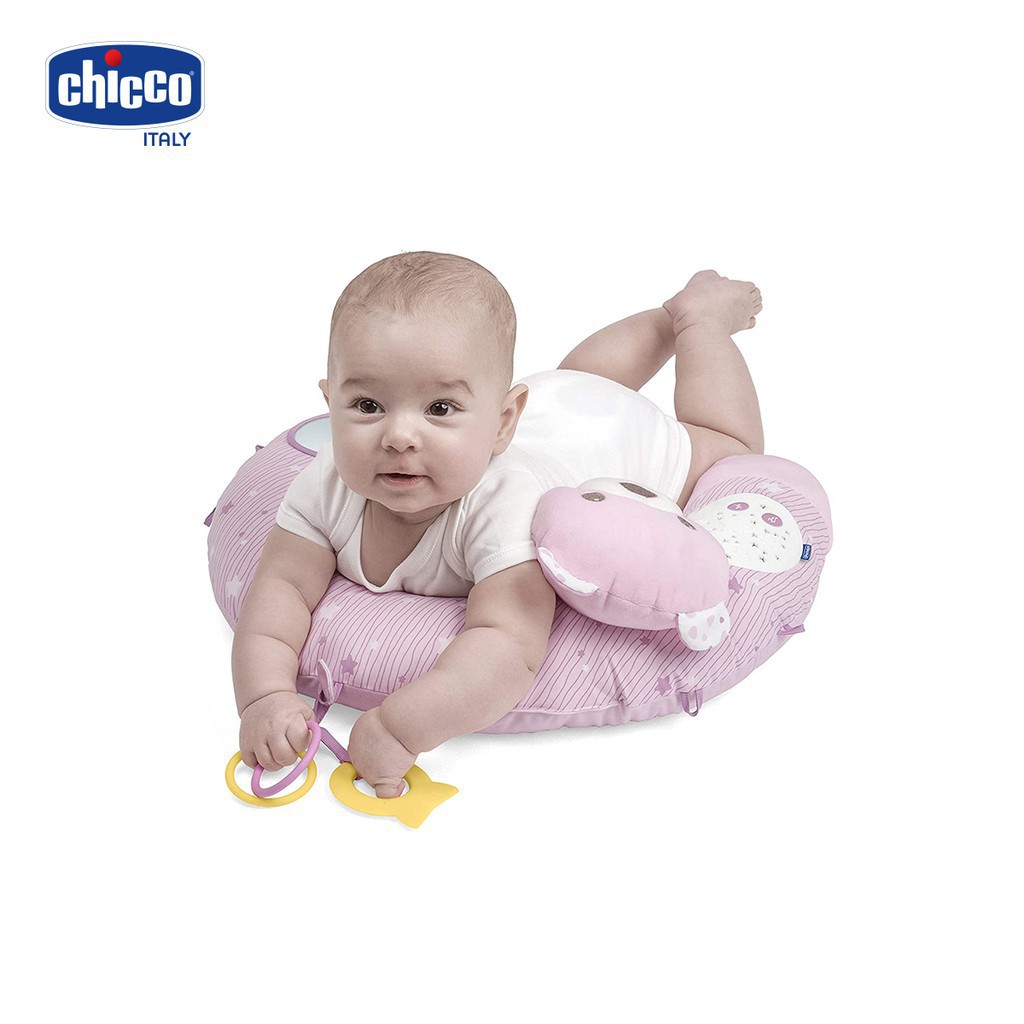 Gối chữ C đa năng phát nhạc Chicco