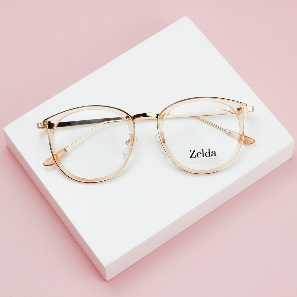 Gọng kính cận nam nữ lắp cận sẵn kính mắt mèo đổi màu, chống ánh sáng xanh - GZ9237 Eyepro