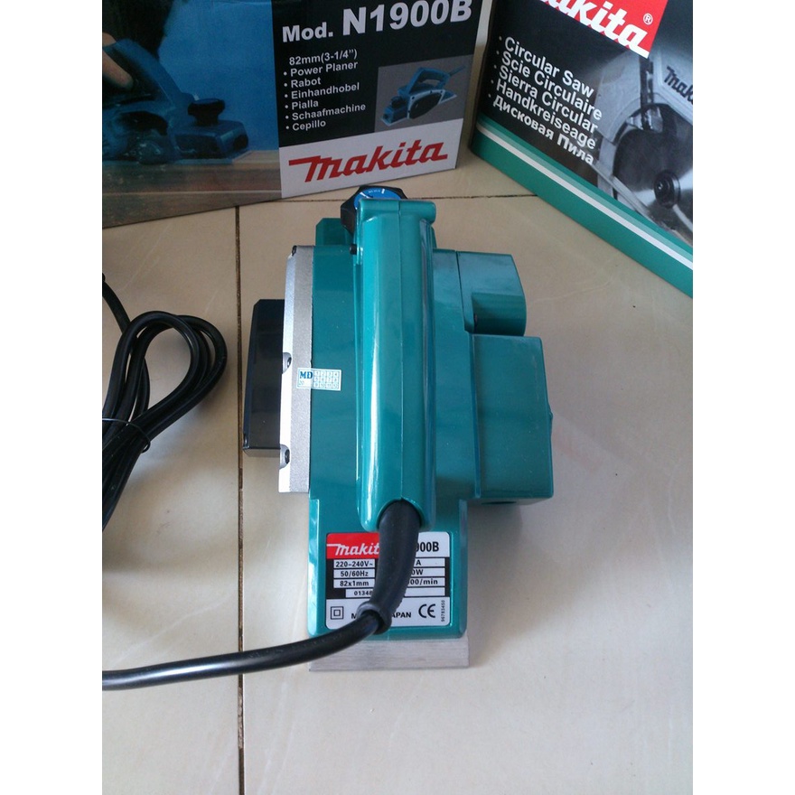 Máy bào gỗ makita 1900, công suất 600w, lưỡi 82mm - Bào gỗ cầm tay, máy bào gỗ mini - Bảo hành 6 tháng