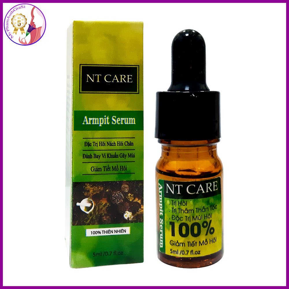 Serum hôi nách NT care giảm khử mùi hôi nách - hôi chân giúp giảm thâm và làm sáng da hiệu quả 10ml