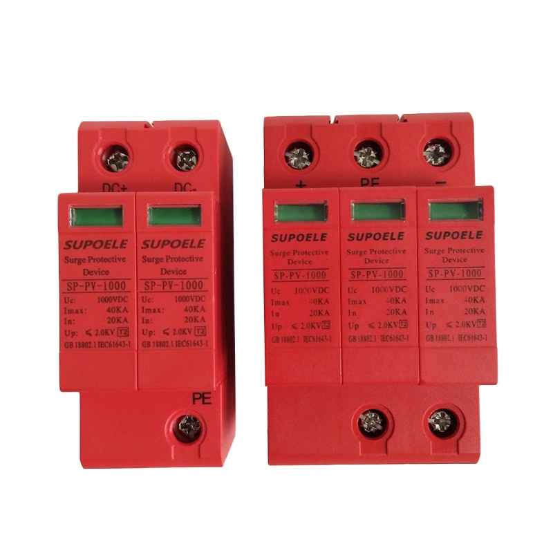 Bộ BảO Vệ NguồN ĐiệN DC Cho Hệ ThốNg ẢNh Photovoltaic System 2P 3P 20KA 40KA 1000V