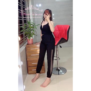 Quần đũi phối lưới