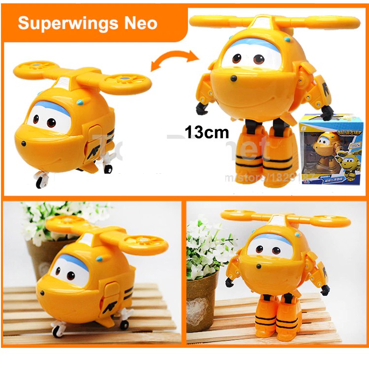 Robots super wings mô hình nhân vật NEO máy bay cỡ lớn