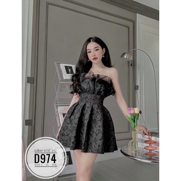 Bigsize Đầm xoè 2S D974