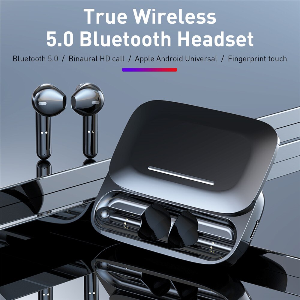 Tai nghe nhét tai không dây bluetooth 5.0 Itikungl Be36 chống tiếng ồn âm thanh nổi bật tích hợp micro kép kèm hộp sạc