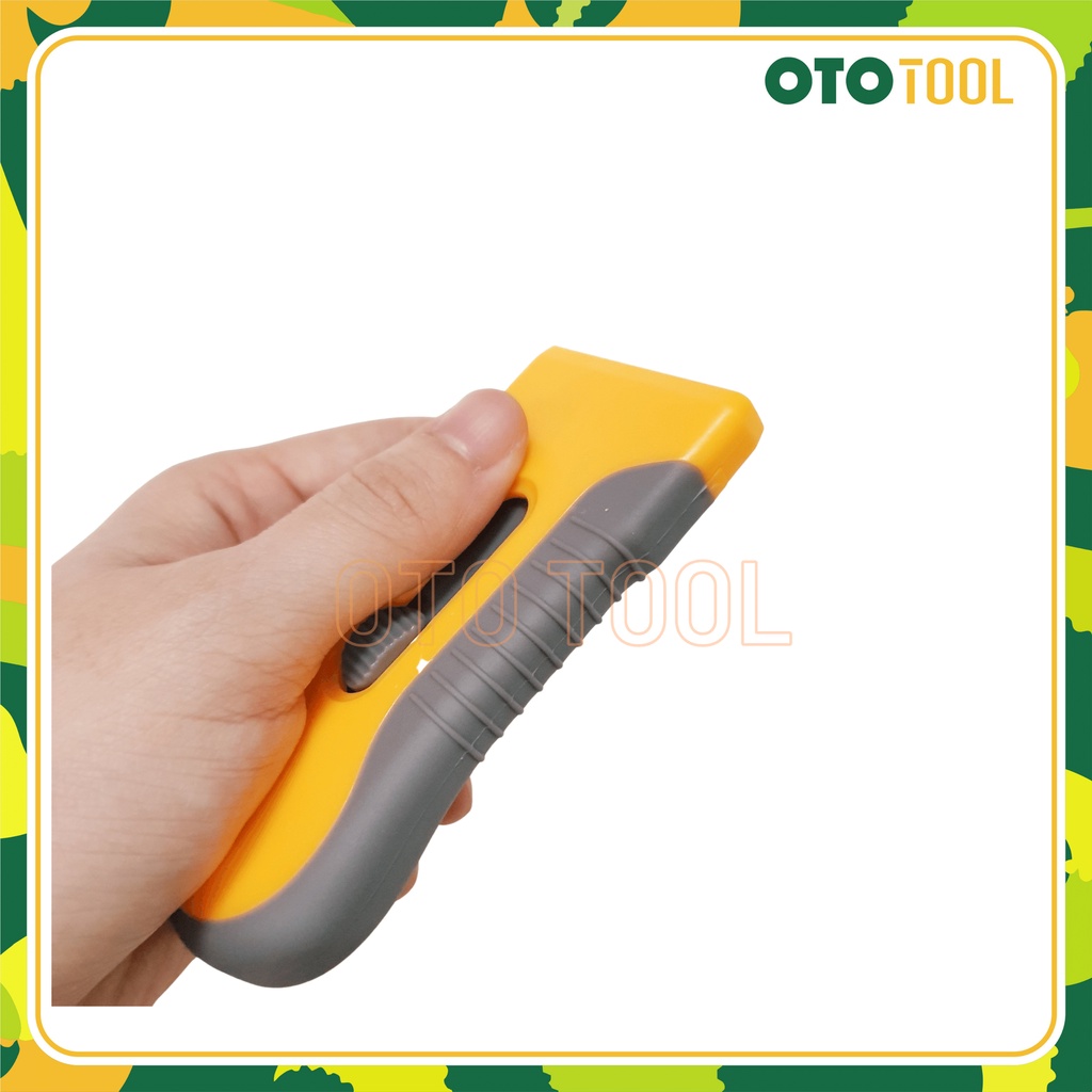 Dụng cụ cạo keo dán phim cách nhiệt kính xe ô tô lưỡi kim loại ngắn OTO TOOL AD03 Razor Blade