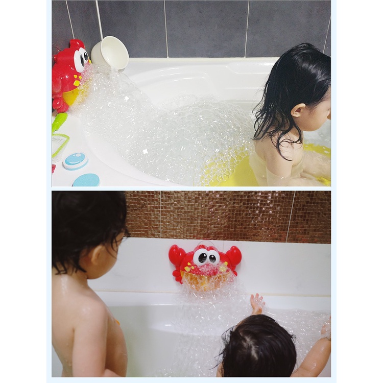 Cua tạo bọt xà phòng bong bóng - có nhạc cho bé