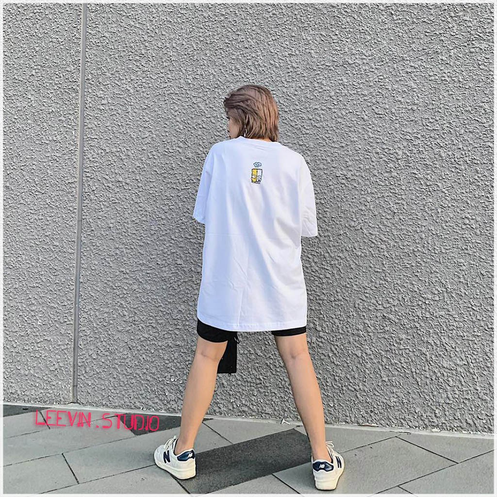 Áo thun form rộng Unisex Hey You Simpson x Jason We are one (Kèm hình chụp + Video) [TE-HY01] Leevin Store | BigBuy360 - bigbuy360.vn