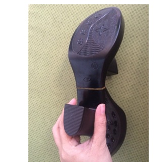 Combo phụ kiện móc giày len từ đế giày đục lỗ sẵn