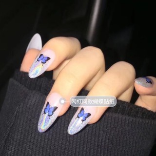 Sticker 3D bướm - hình dán móng