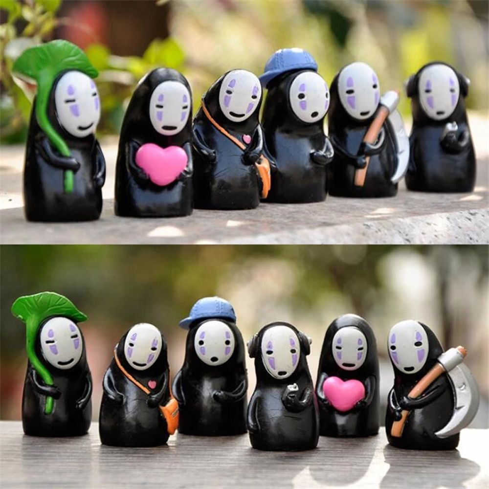 BERNARDO Japan Anime Anime Spirited Away Collection Gifts Gost Action Figure No Face Man Figure Collection Model Figure Toys Model Toy Home Decor Toy Gifts Faceless Man