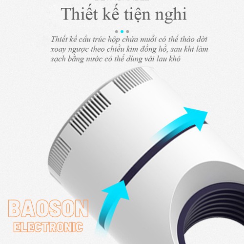 Đèn bắt muỗi thông minh+đèn ngủ 2in1-Bắt sạch muỗi, an toàn với trẻ nhỏ