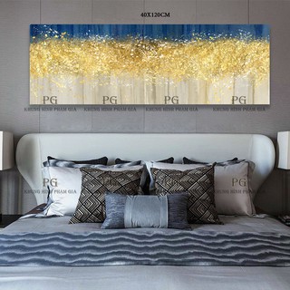 Tranh Canvas Đơn Cây Vàng phong cách trừu tường - Khung Hình Phạm Gia PGKL1320