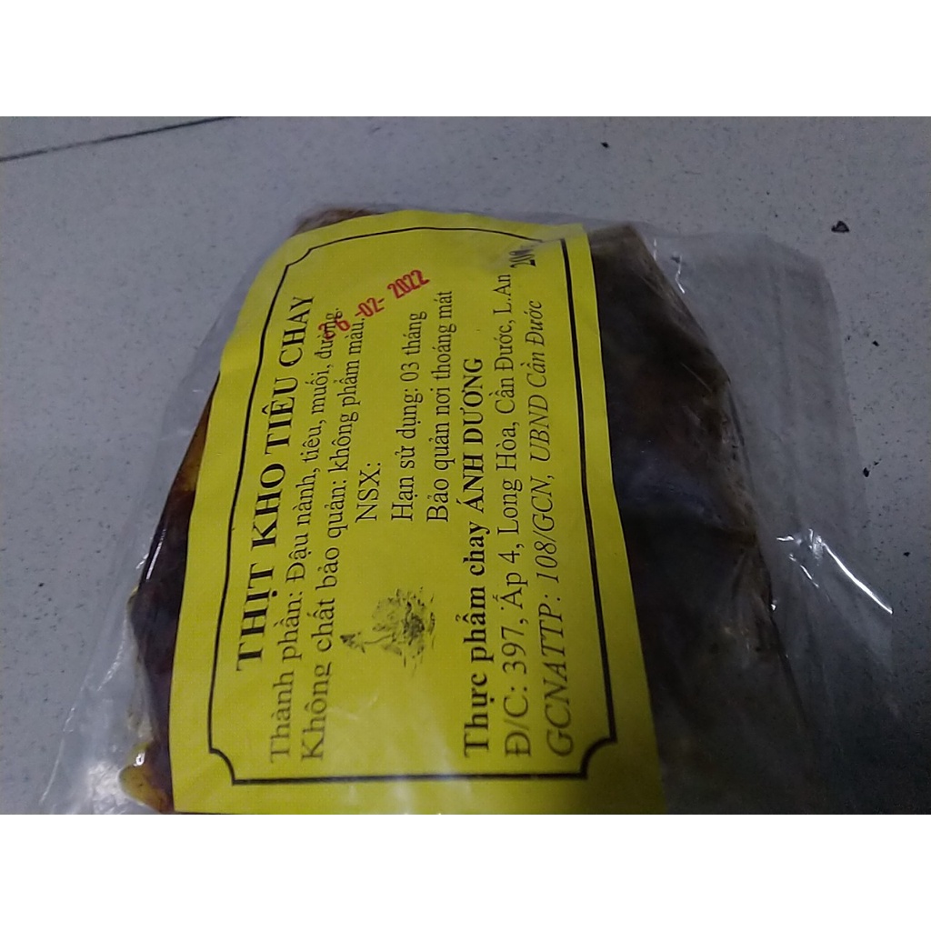 Thịt kho Tiêu Thuần Chay gói 200 gr