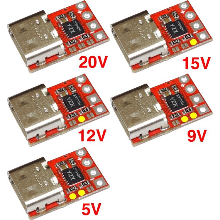 Mạch kích sạc nhanh, trigger PD, QC, PD2.0, PD3.0, QC2.0, QC3.0 YZX