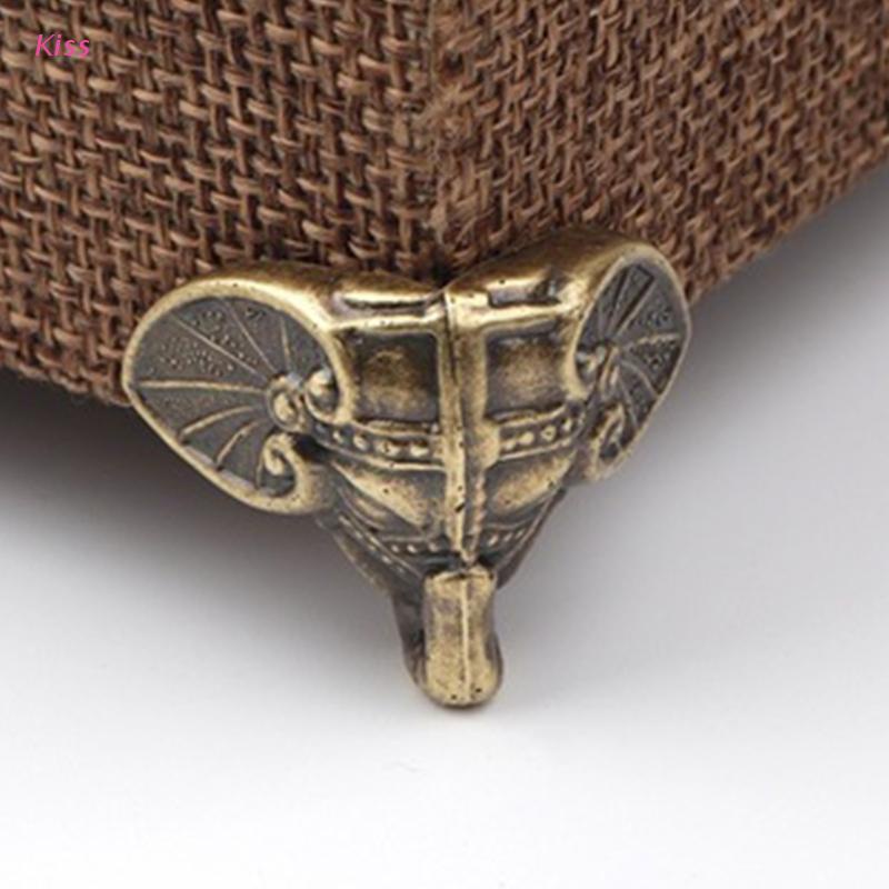 Set 4 Miếng Gắn Chân Bàn Ghế Trang Trí Phong Cách Vintage 28x22mm