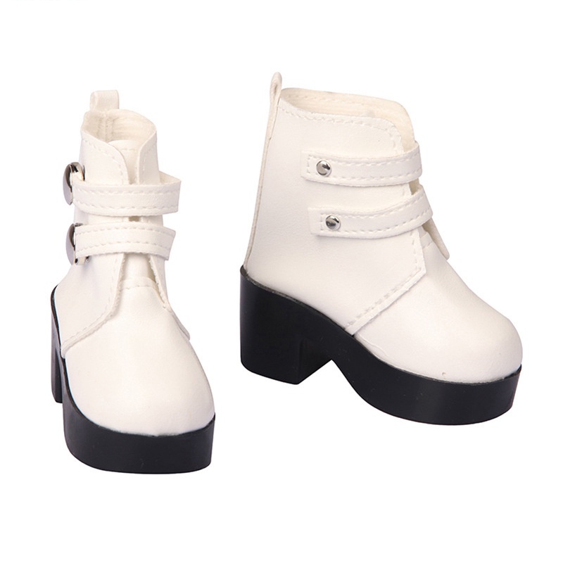 Giày cao gót 7cm bằng da cho búp bê Barbie 1/3