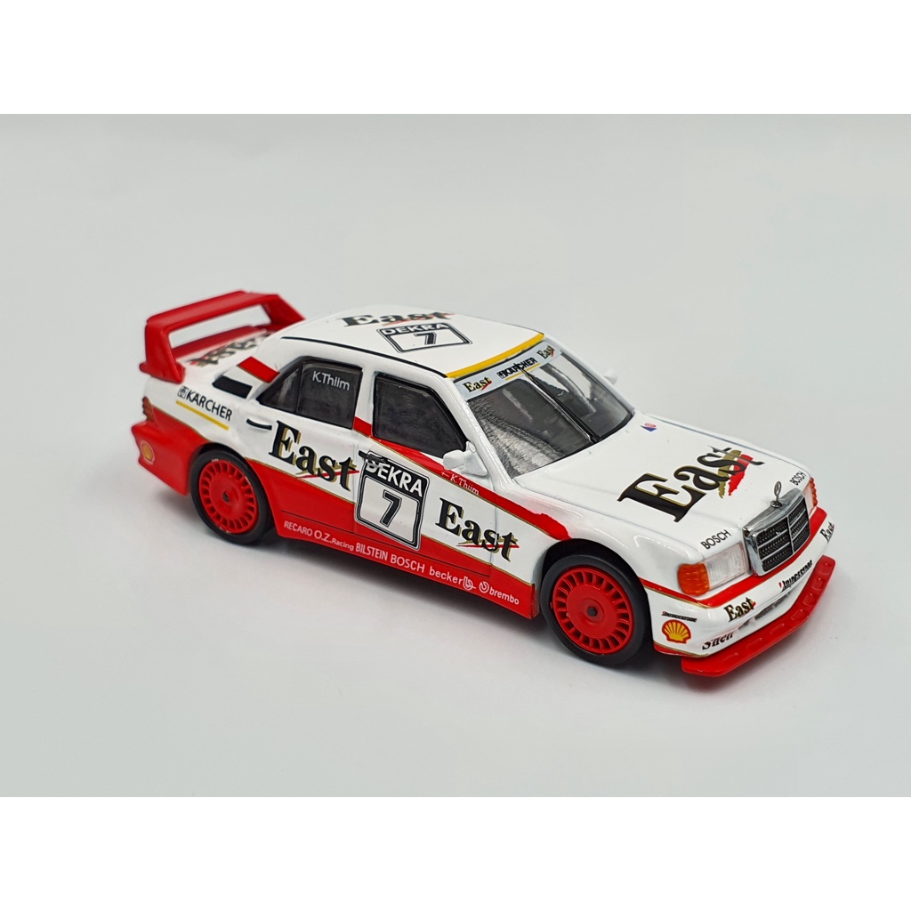 Xe Mô Hình Mercedes-Benz 190E 2.5-16 Evolution II #7 1991 Deutsche Tourenwagen Meisterschaft AMG-Mercedes 1:64 MiniGT (T