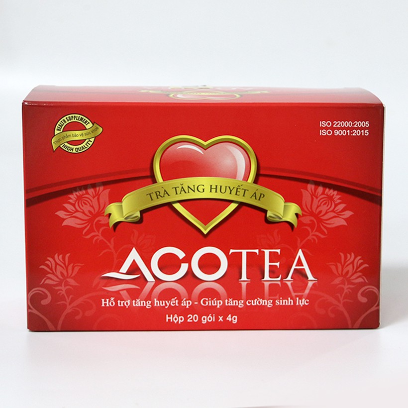 Trà hỗ trợ tăng và ổn định huyết áp Acotea giúp bồi bổ, lưu thông khí huyết hộp 20 gói