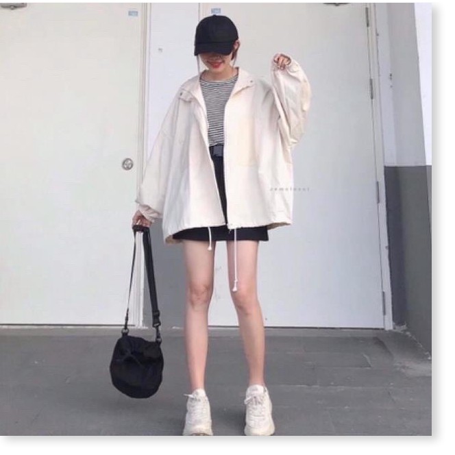 ÁO KHOÁC KAKI NAM NỮ FROM RỘNG CAO CẤP TP Lamia