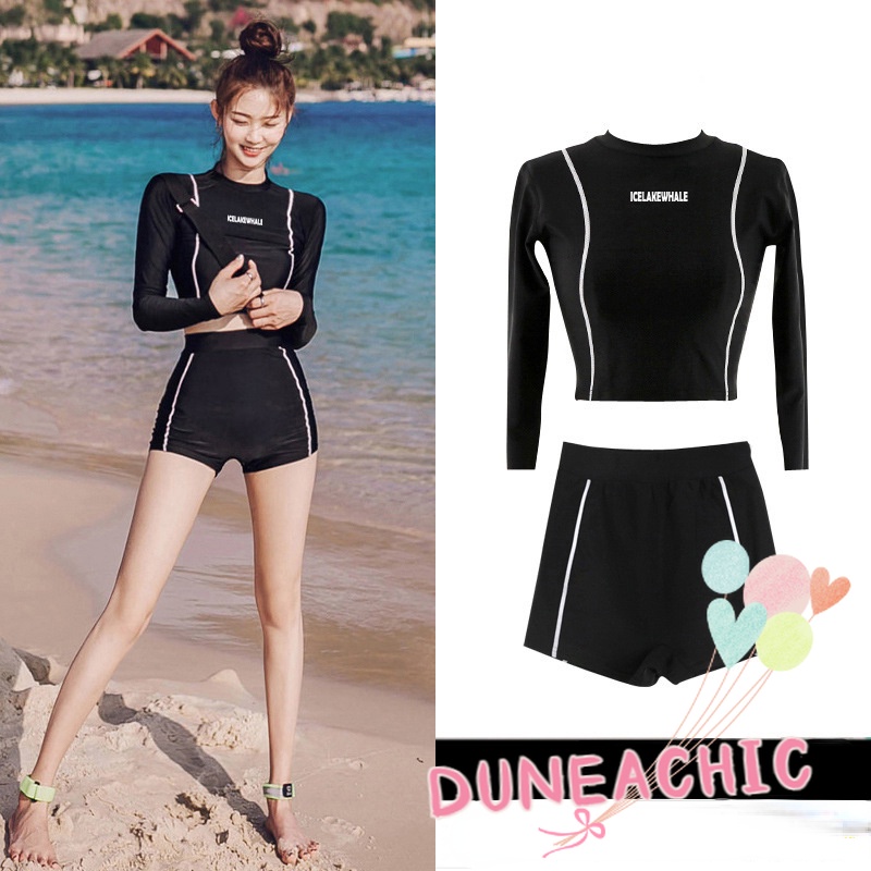 Bộ đồ bơi DUNEA dài tay thiết kế quyến rũ thời trang cho nữ