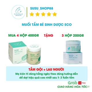 Combo mua 4 tặng 3 Muối Tắm Bé Sinh Dược Eco 400gr
