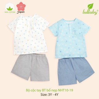 Bộ cộc tay gấu lullaby hanami (2 màu)