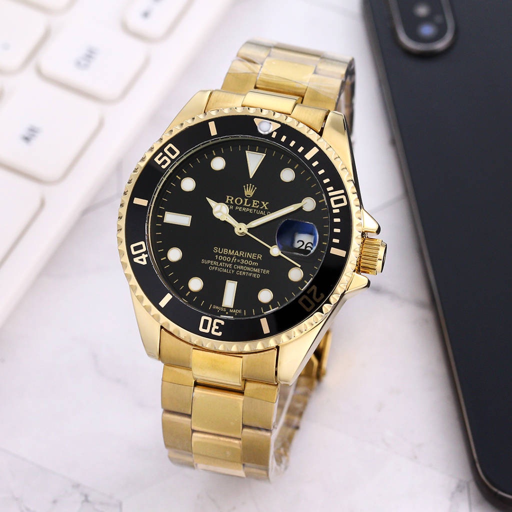Đồng hồ nam Rolex Water Ghost Series Chuyển động cơ hoàn toàn tự động, vòng có thể xoay, thời gian di chuyển chính xác