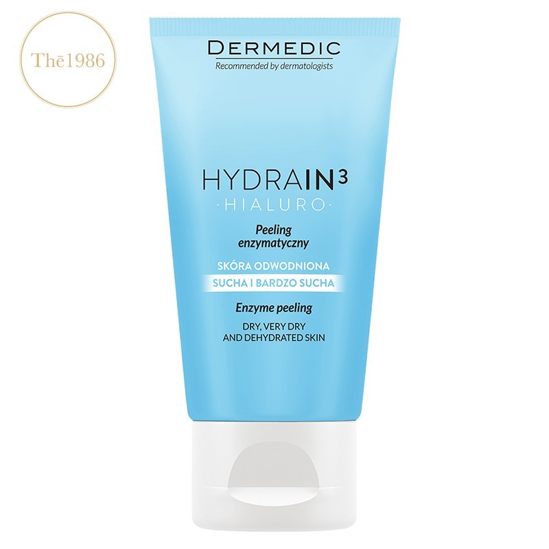 Tẩy tế bào chết enzyme dành cho da mất nước Dermedic Hydrain3 Hialuro Enzyme Peeling 50g