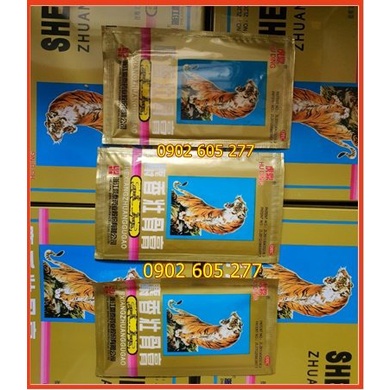 1 Hộp 100 Gói Miếng Dán Con Hổ Thái Lan