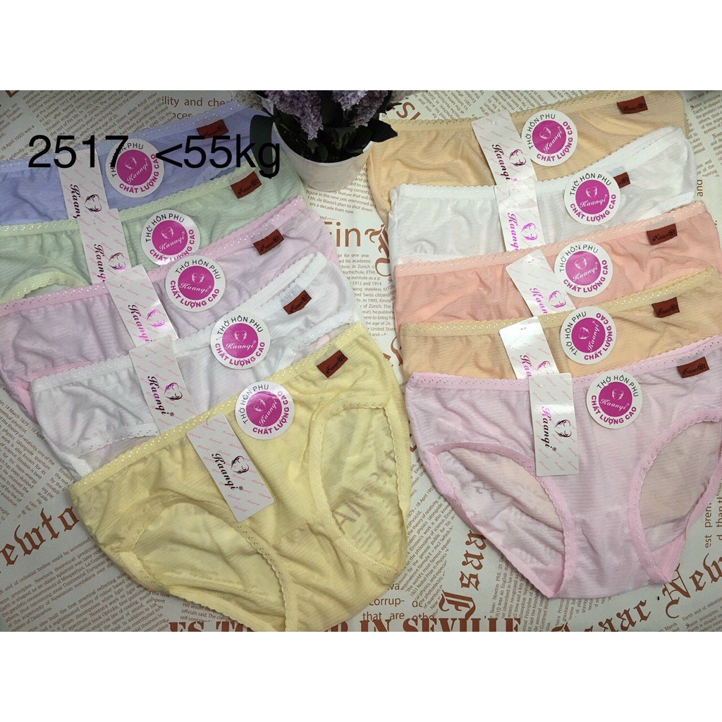 BỘ 10 QUẦN LÓT GẤM LẠNH THÔNG HƠI CAO CẤP, SIÊU MỀN MỊN, SIÊU MÁT, SIZE